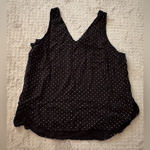 Old Navy polka dot shirt size large